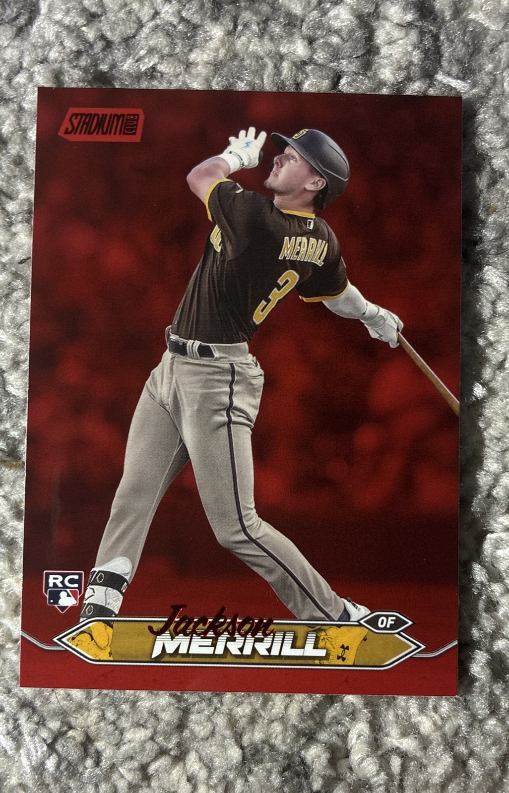2024 Topps Stadium Club - Jackson Merrill #50 Red Foil (RC)