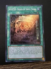 WANTED: Seeker of Sinful Spoils RA03-EN074 Quarter Century Bonanza Super Rare NM
