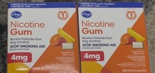 Kroger 4mg coated fruit wave gum 160 pieces, 2 pack, Exp 09/2026