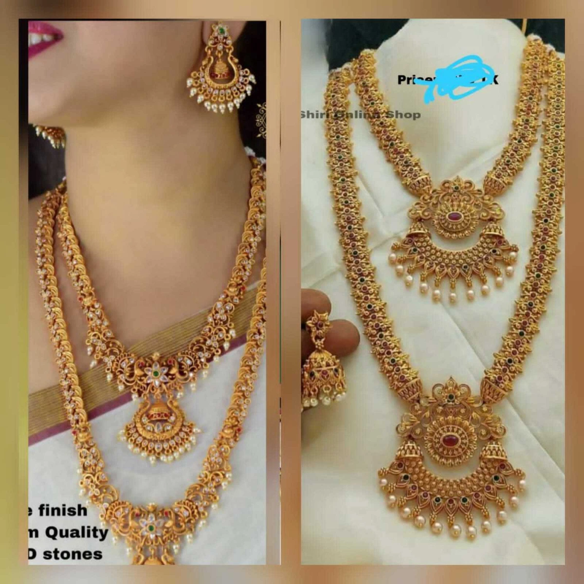 Necklace set combo best sale online