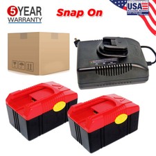 5.0ah Battery Pack For Snap On 18 Volt Ctb4185 Ctb4187 Ctb6187 Ctb6185 Charger