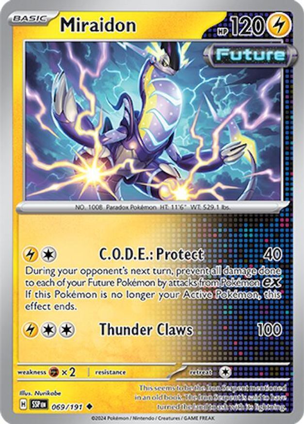 Pokemon Miraidon (69/256) Surging Sparks NM