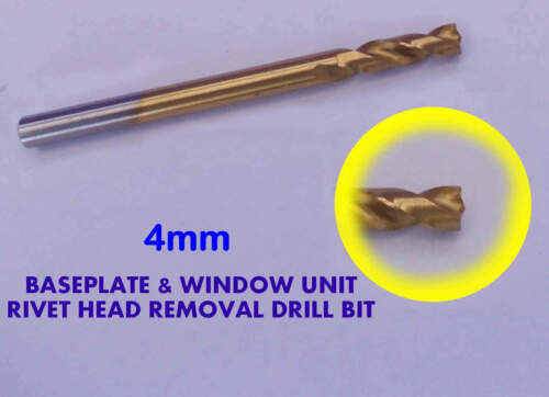 4mm Baseplate & Window Rivet Head Removal DRILL Matchbox Dinky Corgi HotWheels - Zdjęcie 1 z 1