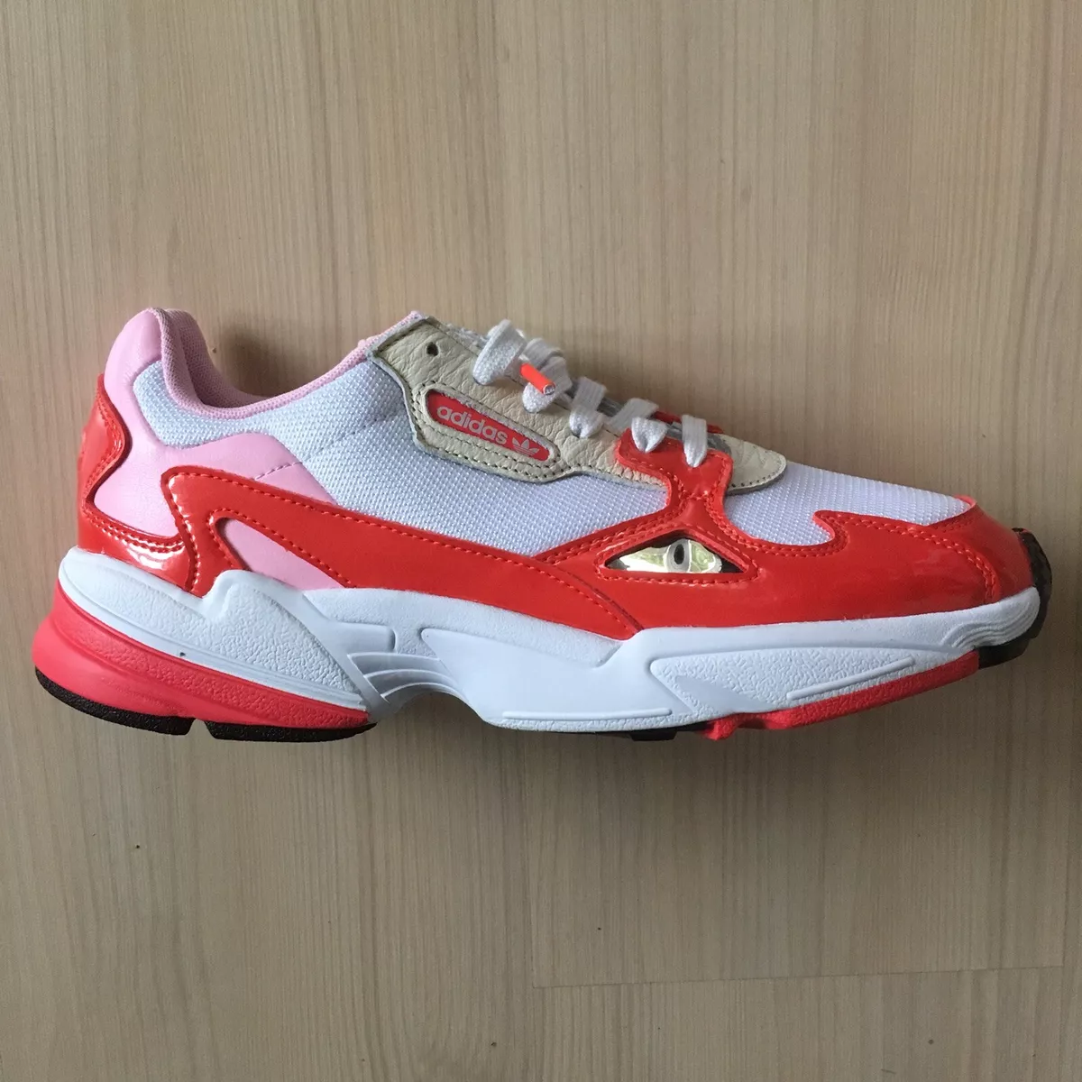 Adidas Falcon New Sneaker WMNS 10 'active red' Valentines No Box | eBay