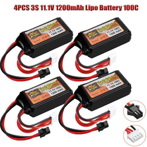 11.1V 1200mAh 3C 100C Rechargeable LiPo Battery SM Plug for RC Car Airplane AU - Picture 12 of 15