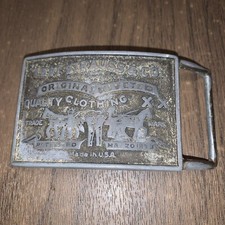 Vtg Levi Strauss & Co Belt Buckle Made In USA