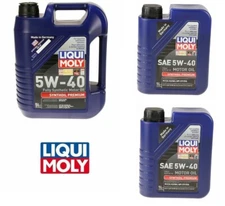 7 Liter Liqui Moly PREMIUM 5W40 Synthetic Engine Motor Oil For BMW Mini Mercedes