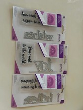 3 GEMINI By Crafters Companion Stamp Die Set Christmas Themed