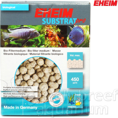 Ehfi-Substrat Pro Biological Round Glass Canister Bio Filter Media Eheim 2L