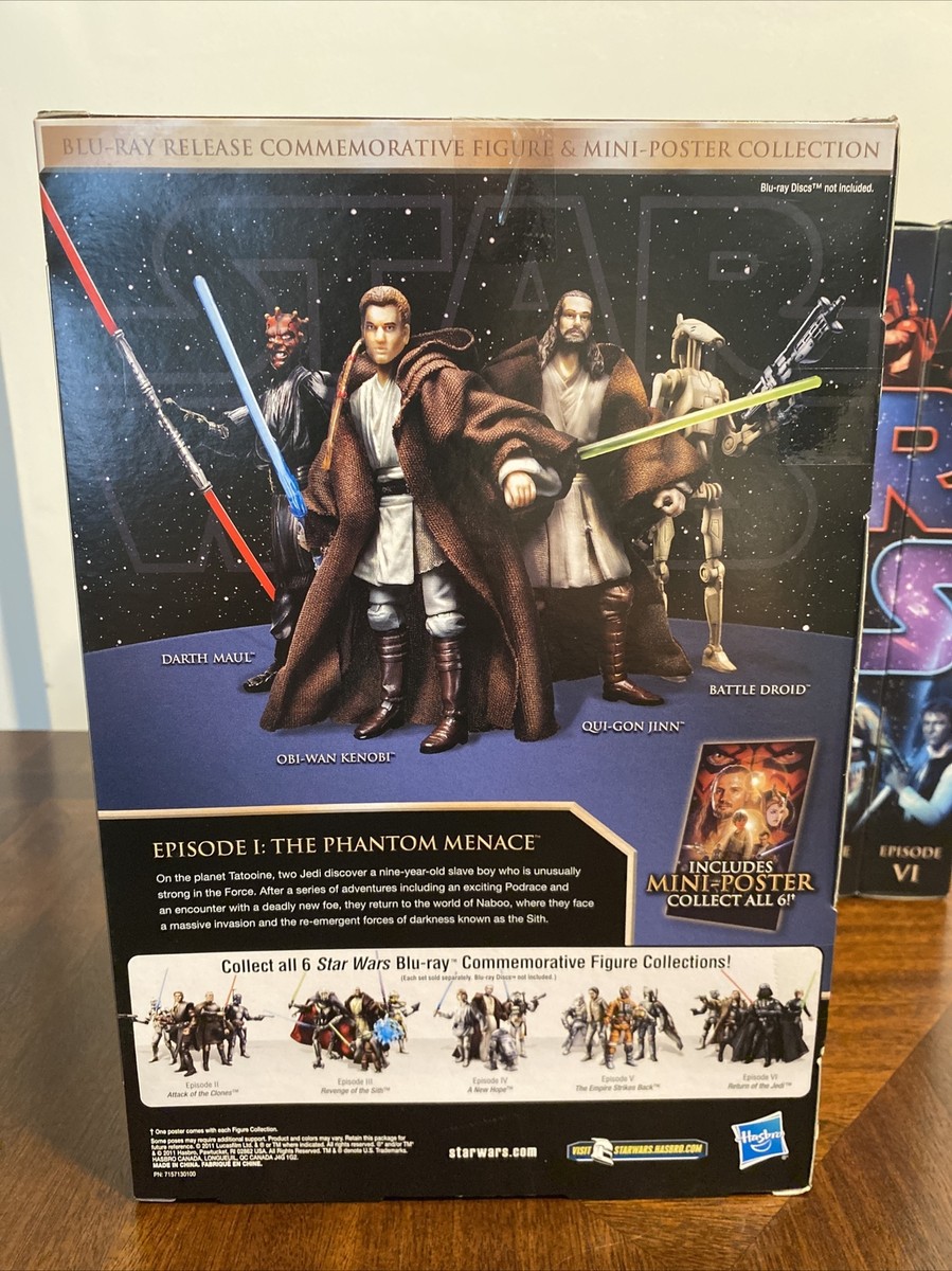 Star Wars Blu-Ray Commemorative Figure And Mini Poster