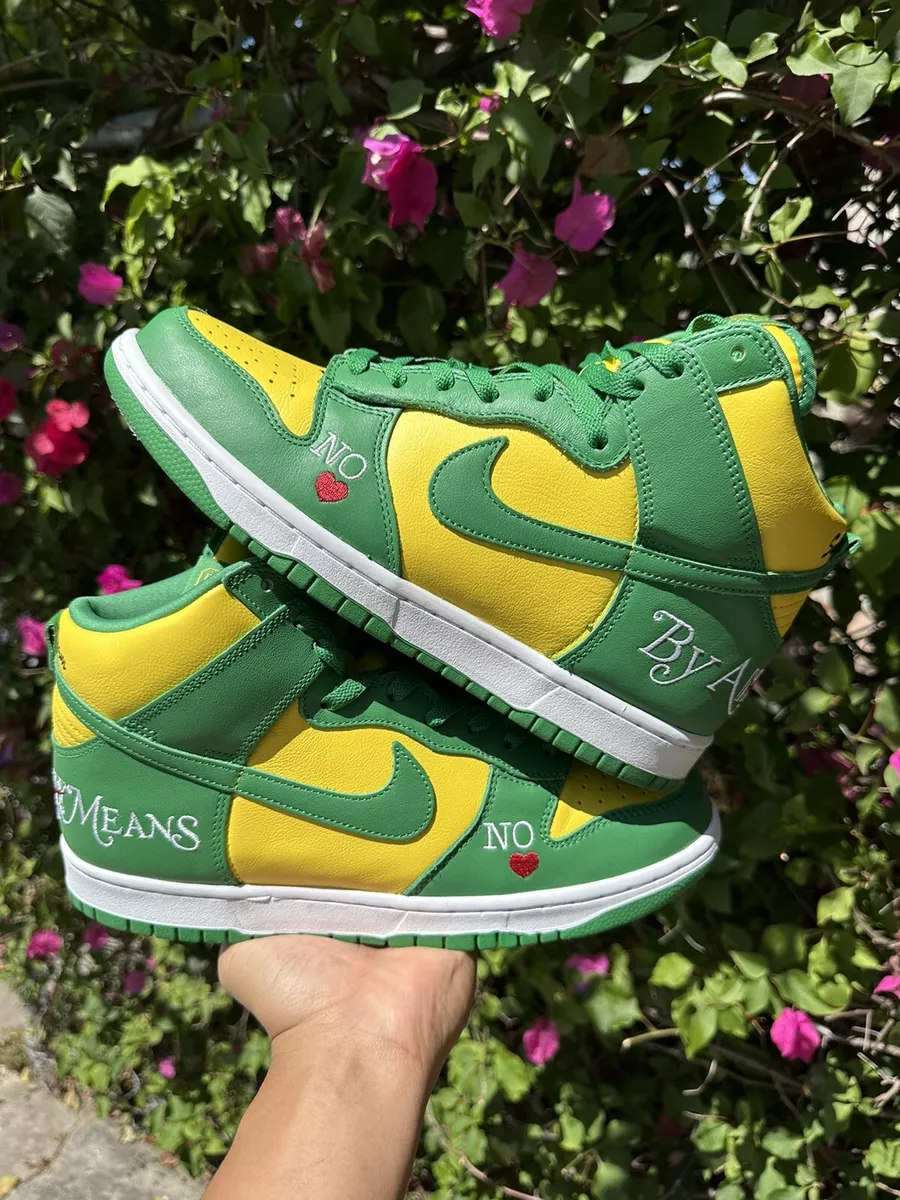 ⭐️Size 10 - Nike SB Dunk High Supreme By Any Means Brazil 2022⭐️ SHIPS FAST  ✅