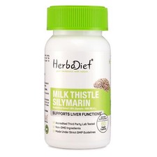 Milk Thistle Extract 400mg POTENT Capsules 80 Silymarin Liver Detox