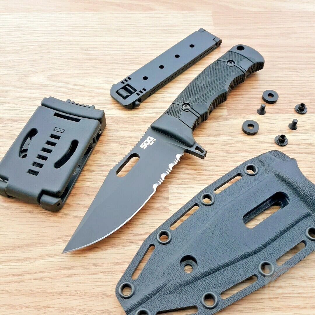 SOG Seal FX Serrated Fixed Knife 4.25 SOG Seal FX Serrated Fixed Knife 4.25