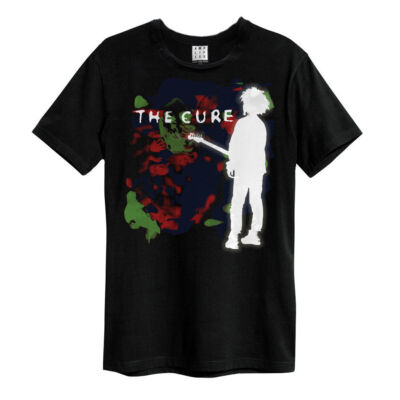 Amplified The Cure Jungen Don't Cry Colour Splash schwarzes Herren-T-Shirt The Cure