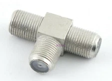 Splitter Type F Female 2-Way Easy for TV Type Connections - Sold by W5SWL