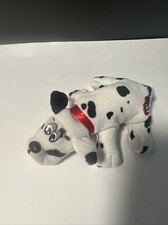 VTG 1986 Pound Puppy Tonka Plush White Black Spots Stuffed Animal Puppies Dog