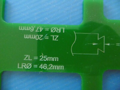 Jauge de hauteur pour travail du bois 21/36,5 mm, jauge de mesure de profondeur pour scie à