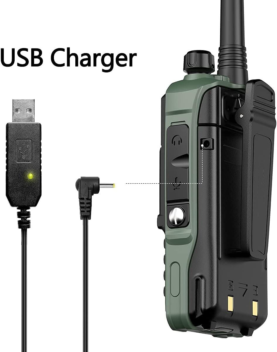 Handheld Police Radio Scanner 2Way Triple Power Digital Transceiver