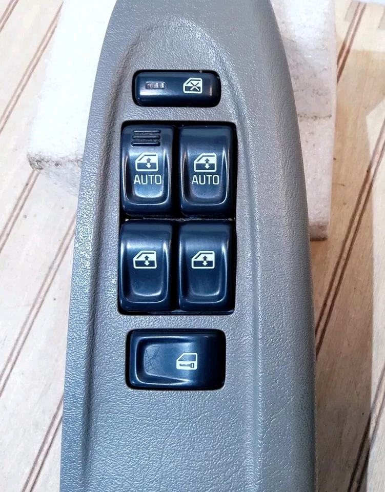 Chevy Trailblazer/EXT 2002-2004 interruptores de ventana maestra/ajuste de peltre sin asientos térmicos Foto 3 de 4