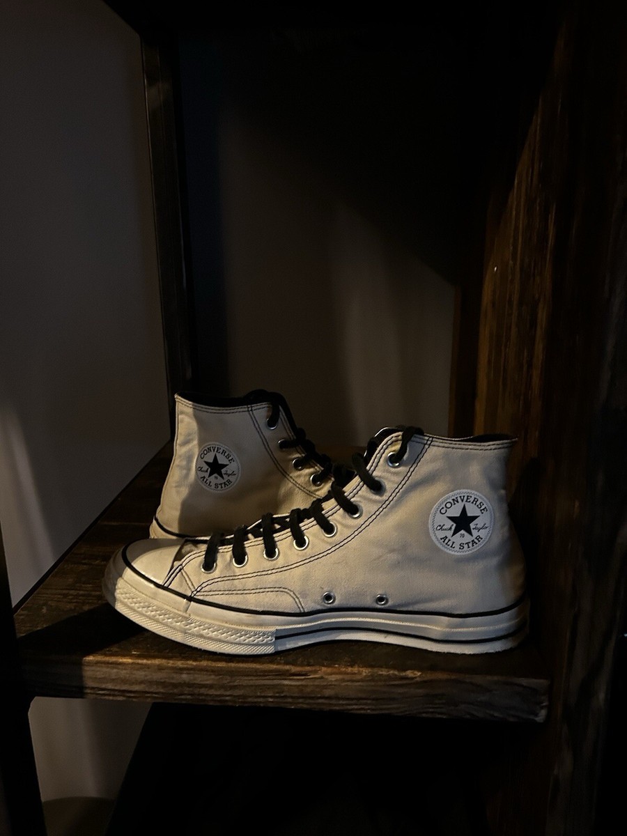 Men's Converse Chuck Taylor Custom Cream/Black UK All Star