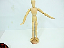 Wooden Jointed Mannequin Posable Figurine Artist Drawing D cor Manikin 12 inch