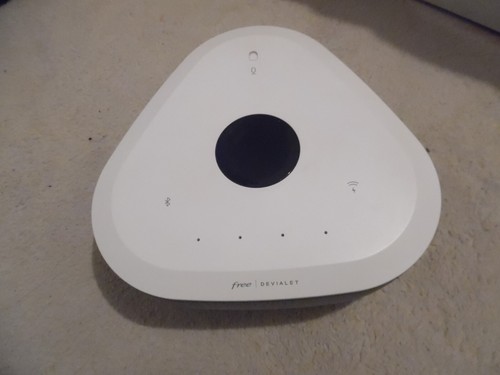 Enceinte Player Delta Devialet Pour Freebox - Occasion - Bluetooth - Blanc