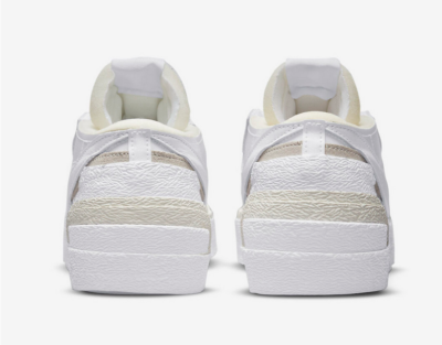 Nike Blazer X Sacai Low White Patent Leather | eBay