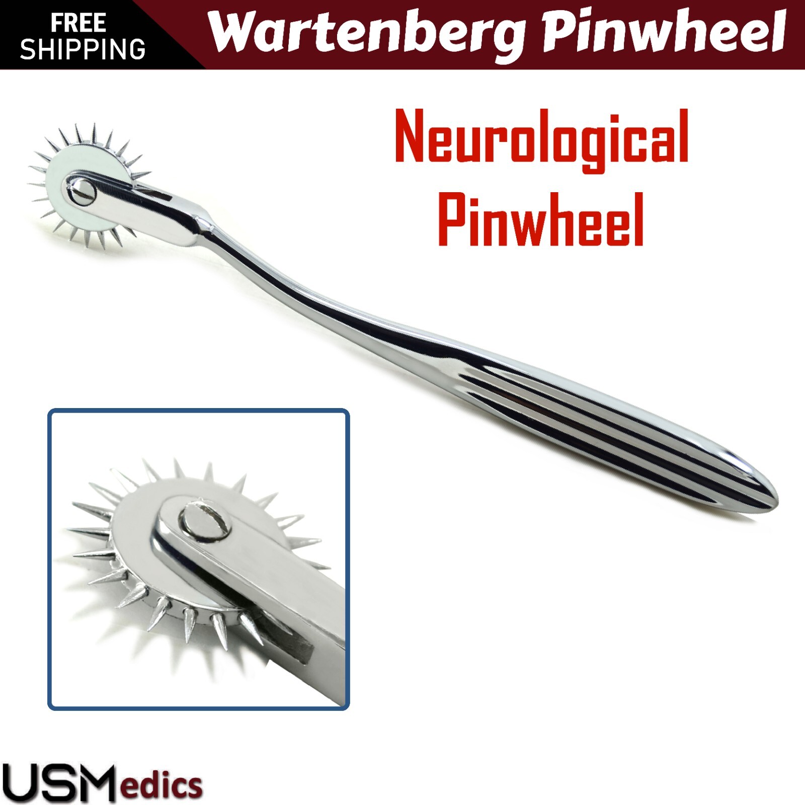 Wartenberg Neuro Neurological Pinwheel Nerve Test Diagnostic Medical ...