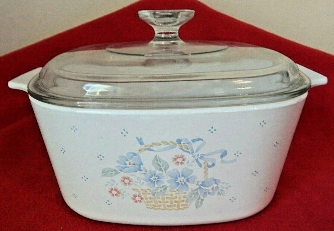 Corningware flowers top
