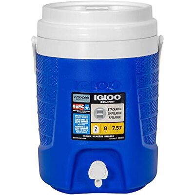 Igloo 2-Gallon Sport Beverage Cooler, Majestic Blue, Model Number: 31377