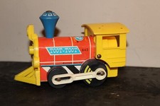 Vintage Fisher Price Toot-Toot Train Engine Pull Toy #643 USA Made