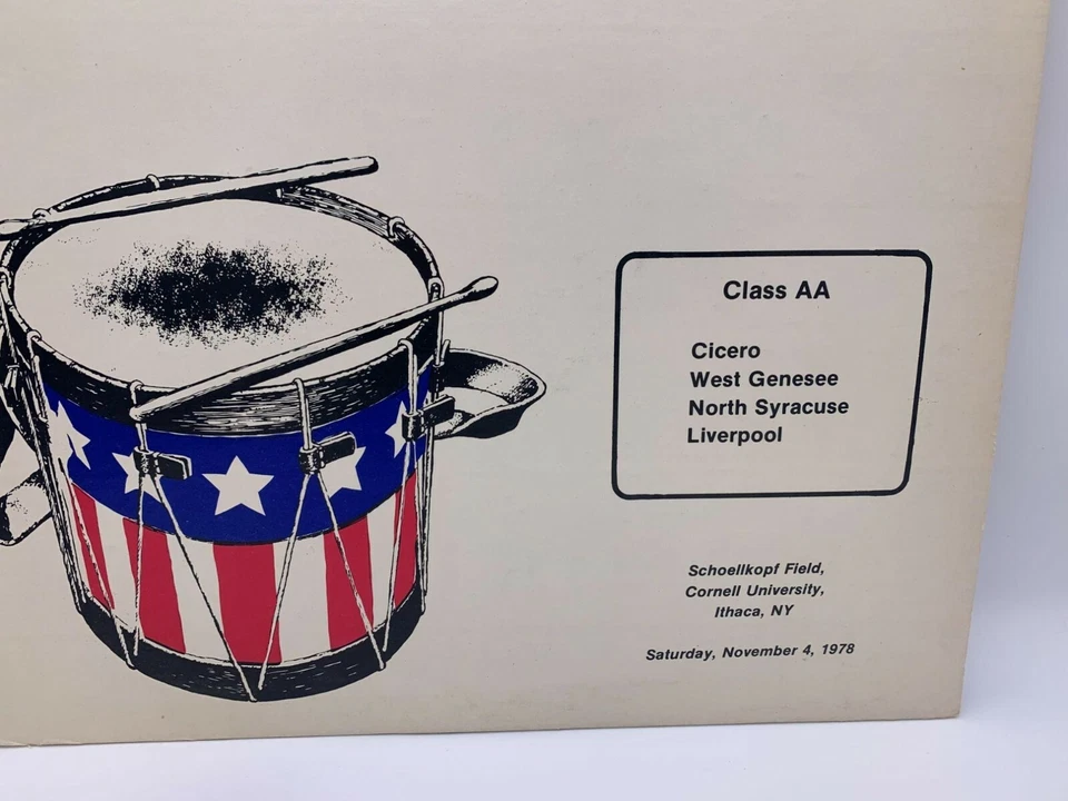 New York State Field Band Conference 1978 Championship Show LP Record - Class AA - Image 2 of 4