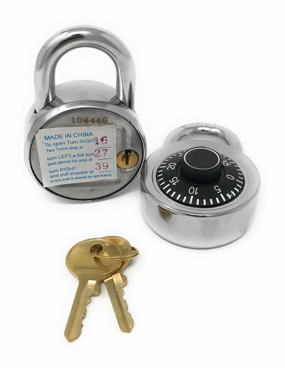 Combination key padlock deals