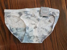 NWT JOCKEY MODERN REMIX COTTON STRETCH BIKINI PANTIES 3207 093 GREY S