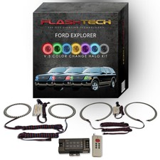 Rgb Multi Color Led Halo Kit With Rf Remote For 02-05 Ford Explorer Headlights Rgb Multi Color Led Halo Kit With Rf Remote For 02-05 Ford Explorer Headlights