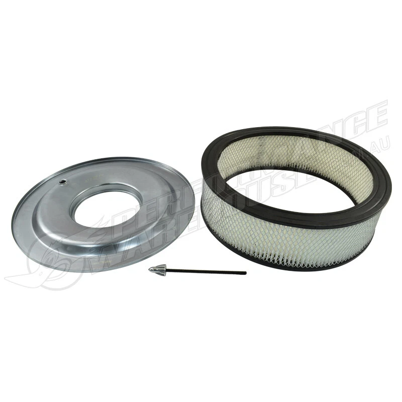 Retro Cadillac / Oldsmobile Style Air Cleaner Assembly, 5-1/8" Neck, Black - image 4 of 4