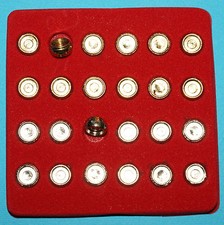 Set PEDINE IN METALLO DIAMETRO 10 mm PER DAMA SCACCHIERA Fai da te