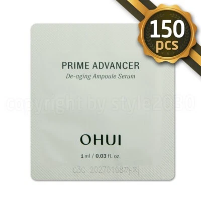 O HUI Prime Advancer De-aging Ampullenserum 1ml x 150 Stück (150ml) Anti-Agin...