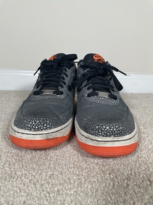 Nike Air Force 1 Low Safari Dark Grey Scandal Orange 488298-079 Men\'s Sneakers Nike Air Force 1 Low Safari Dark Grey Orange 488298-079  main image 2