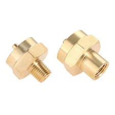 1LB Propane Gas Bottle Refill Adapter kit Including 1/4" NPT Female Tank Bras...