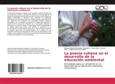 La poesía cubana en el desarrollo de la educación ambiental Manuel Rafael Hernán