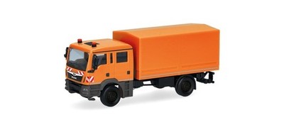 Herpa 319300 - 1:87 MAN TGM MzKW (Mehrzweckkraftwagen), kommunalorange - Neu