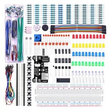 Upgraded Electronics Fun Kit with Power Supply Jumper Wires