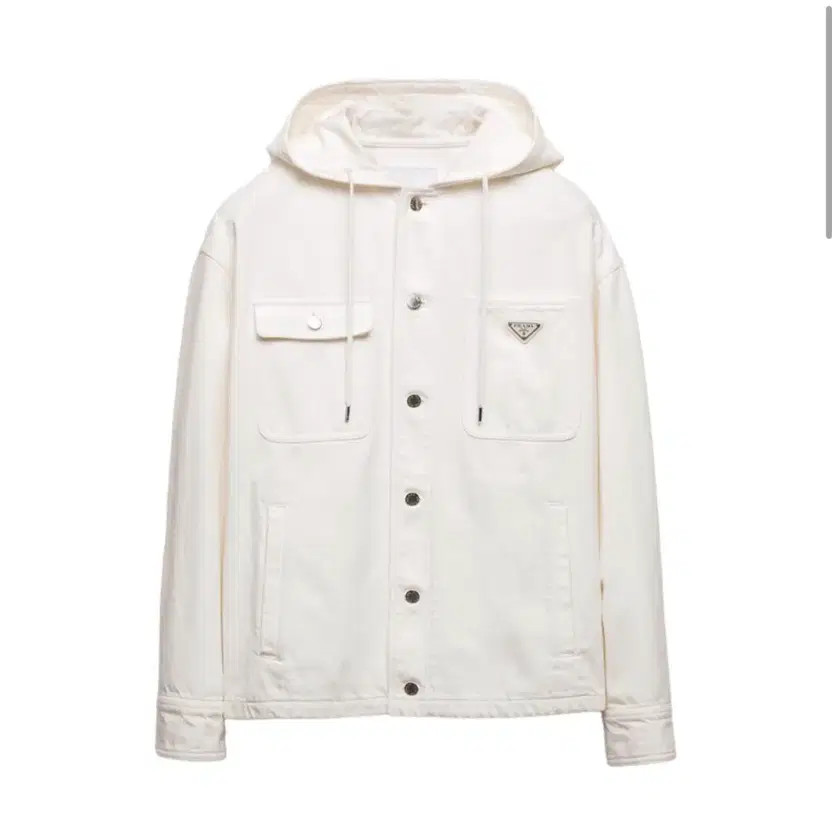 Prada Hooded Denim Jacket