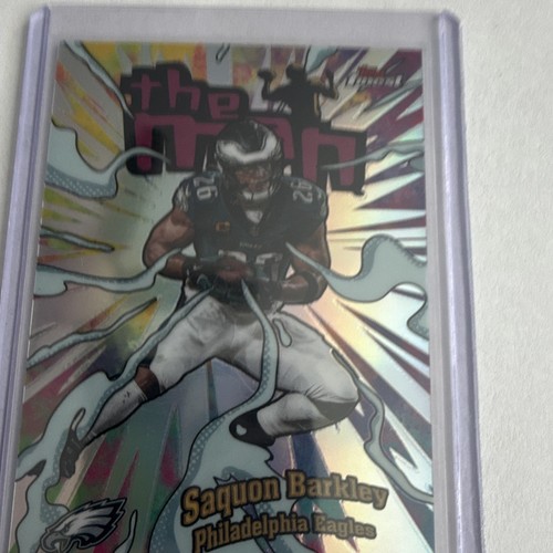 Topps 2025 Topps Finest The Man Insert Saquon Barkley Eagles #TM-12