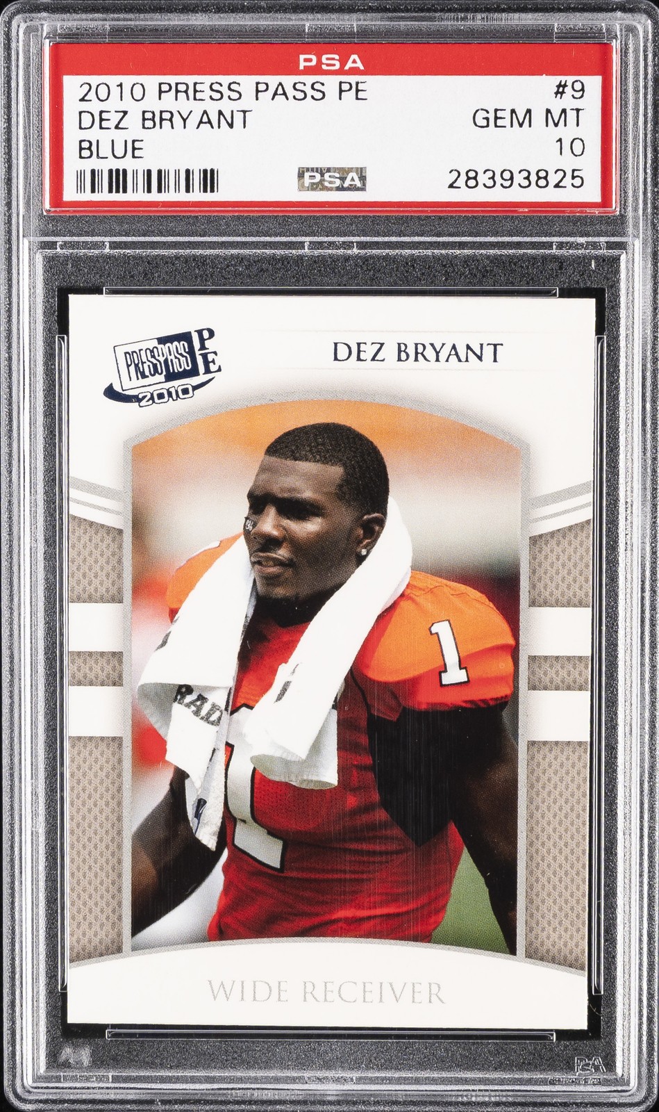 Dez Bryant Press Pass PE #9 Blue