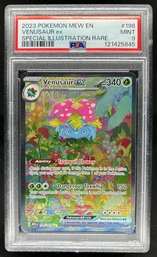 2023 Pokemon SV 151 Venusaur ex #198/165 PSA 9