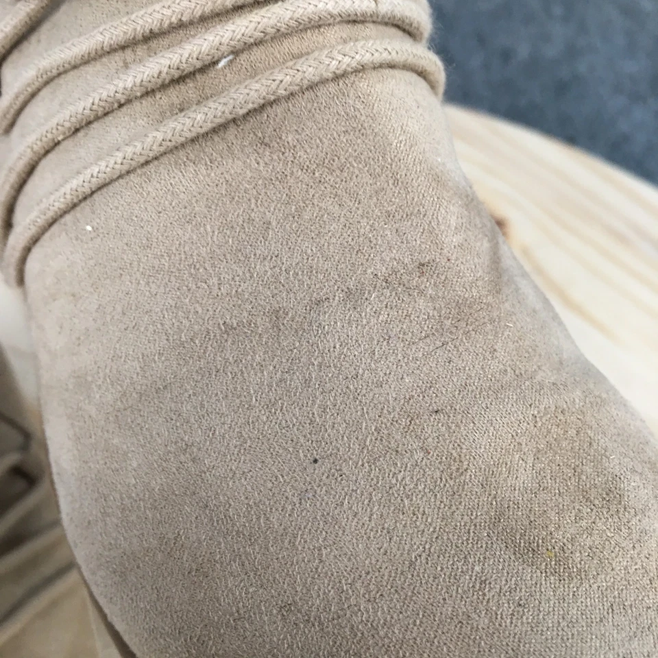 Botas Rocket Dog Femininas 9 Tornozelo Botinha Taupe Casual Conforto Salto Baixo Cubano - Imagem 4 de 4