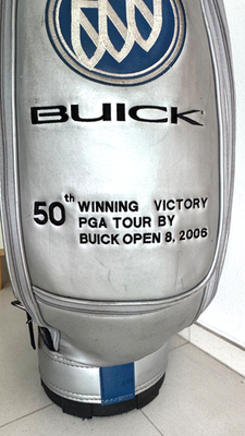 Nike Golf Buick Tiger Woods WINNING 50th PGA Staff tour bag Rare