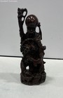 Carved Wooden Statue Of Chinese Man — photo 1
